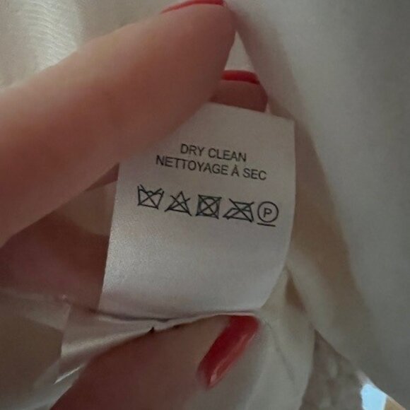 ALC Faux Fur Teddy Coat in Cream/Stone - Size Small - Picture 8 of 10